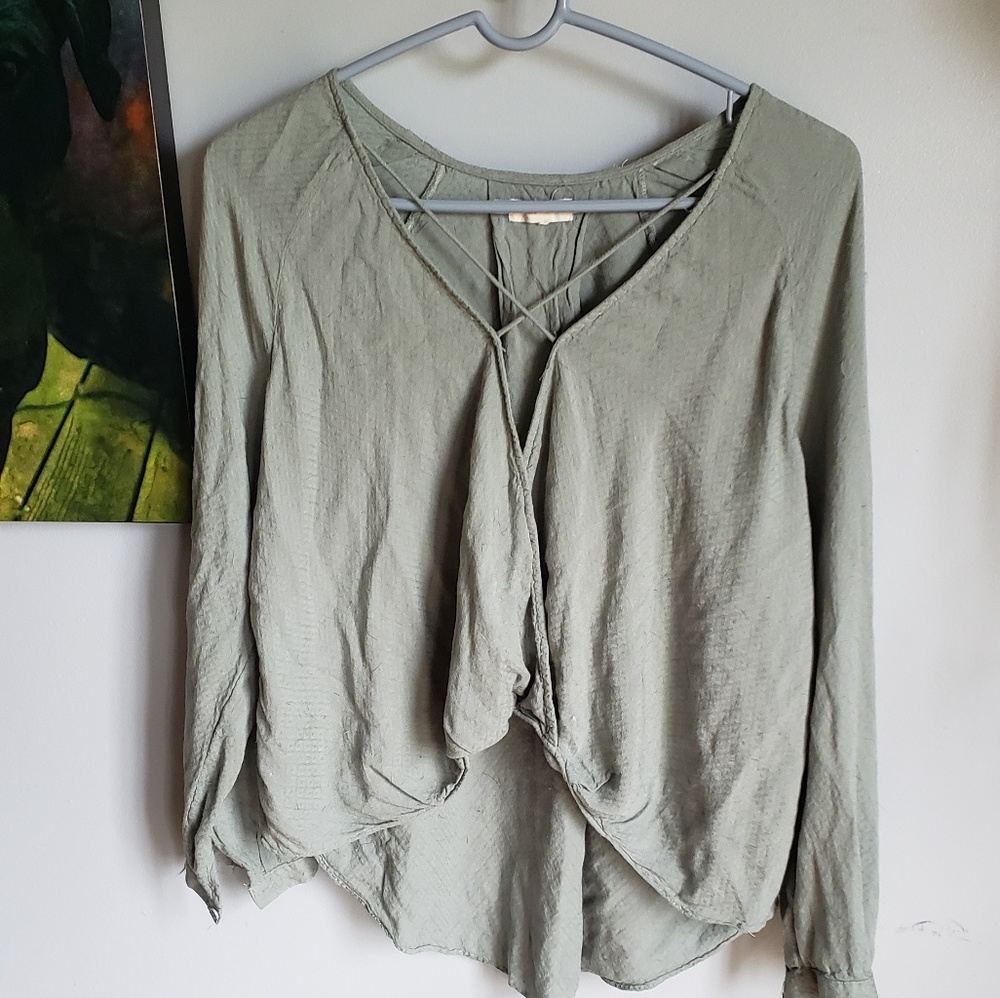 Silence+noise flowy crop top